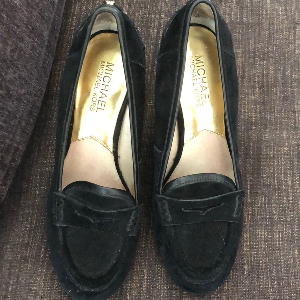 Michael Kors Black Wedges - Excellent Condition